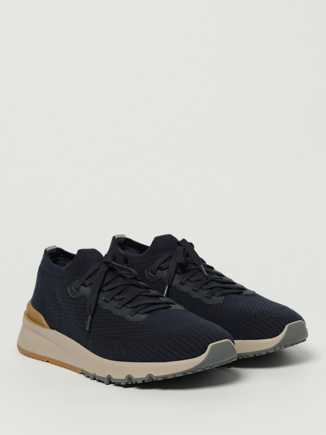 BRUNELLO CUCINELLI ZAPATILLAS: Zapatillas hombre Brunello Cucinelli, Azul Oscuro - Img 2