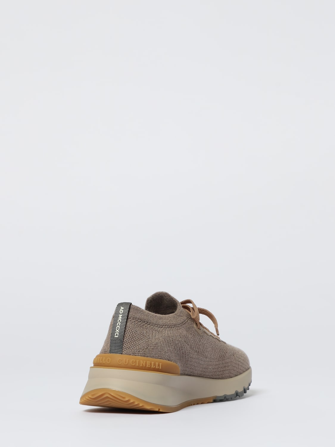 BRUNELLO CUCINELLI BASKETS: Baskets homme Brunello Cucinelli, Taupe - Img 3