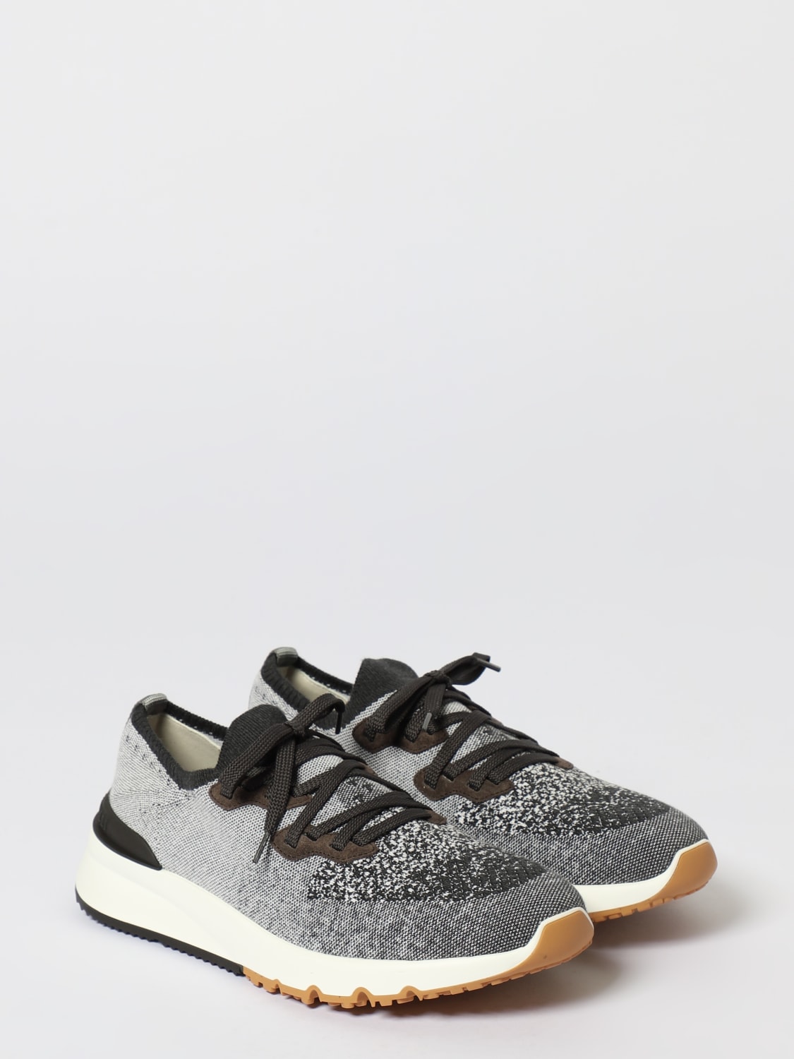 BRUNELLO CUCINELLI 运动鞋: 运动鞋 男士 Brunello Cucinelli, 印花/多色 - Img 2