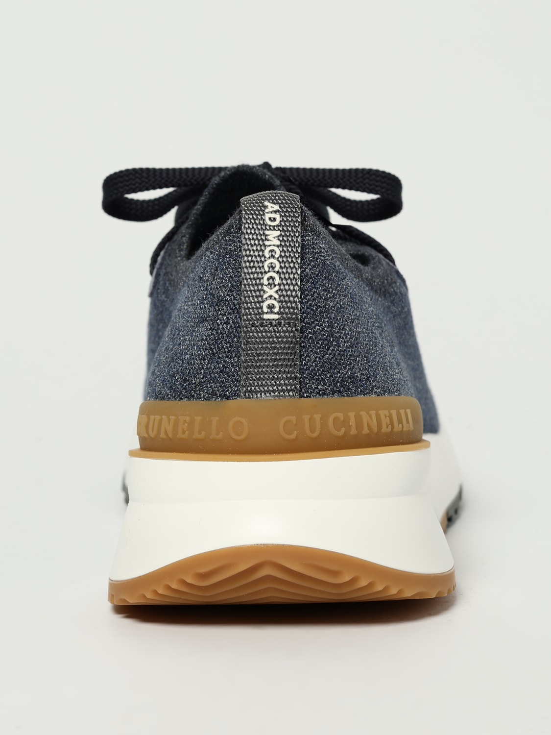 BRUNELLO CUCINELLI: Sneakers men - Blue | Brunello Cucinelli