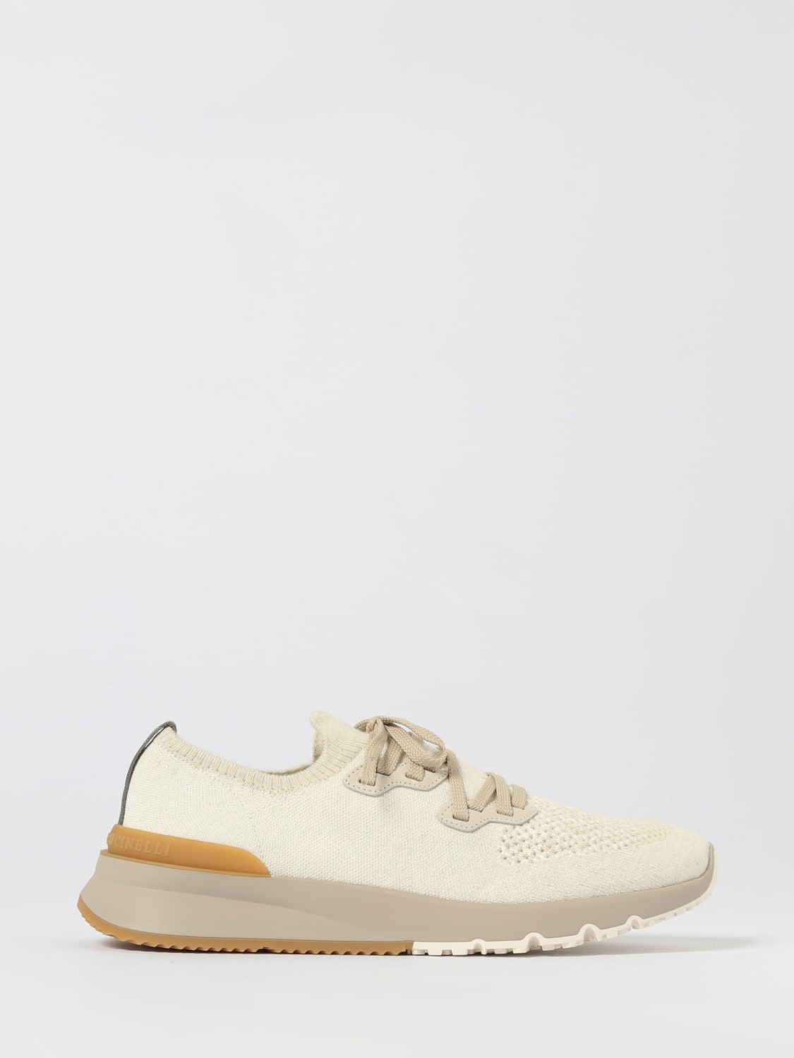 BRUNELLO CUCINELLI SNEAKERS: Sneakers men Brunello Cucinelli, Yellow Cream - Img 1