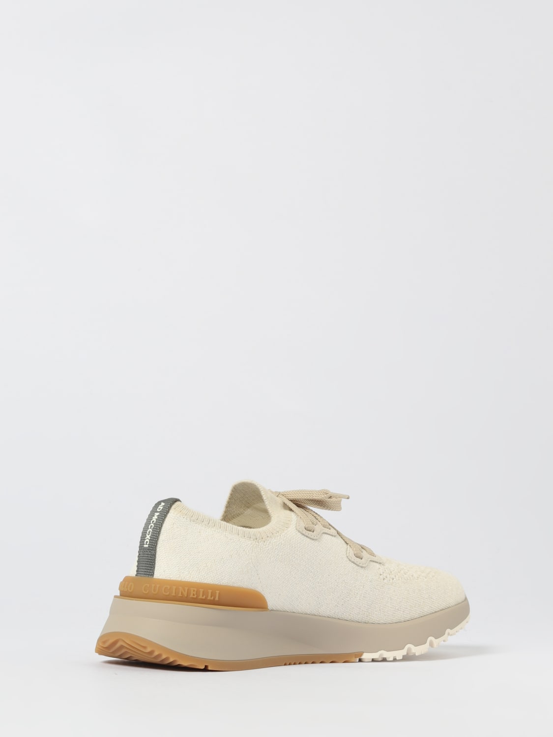 BRUNELLO CUCINELLI SNEAKERS: Sneakers men Brunello Cucinelli, Yellow Cream - Img 3