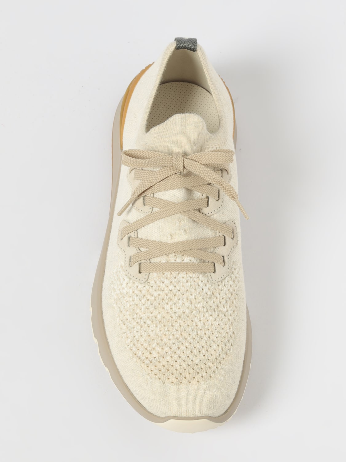 BRUNELLO CUCINELLI SNEAKERS: Sneakers men Brunello Cucinelli, Yellow Cream - Img 4