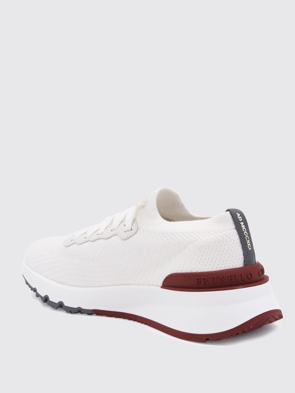 BRUNELLO CUCINELLI 运动鞋: 运动鞋 男士 Brunello Cucinelli, 白色 - Img 3
