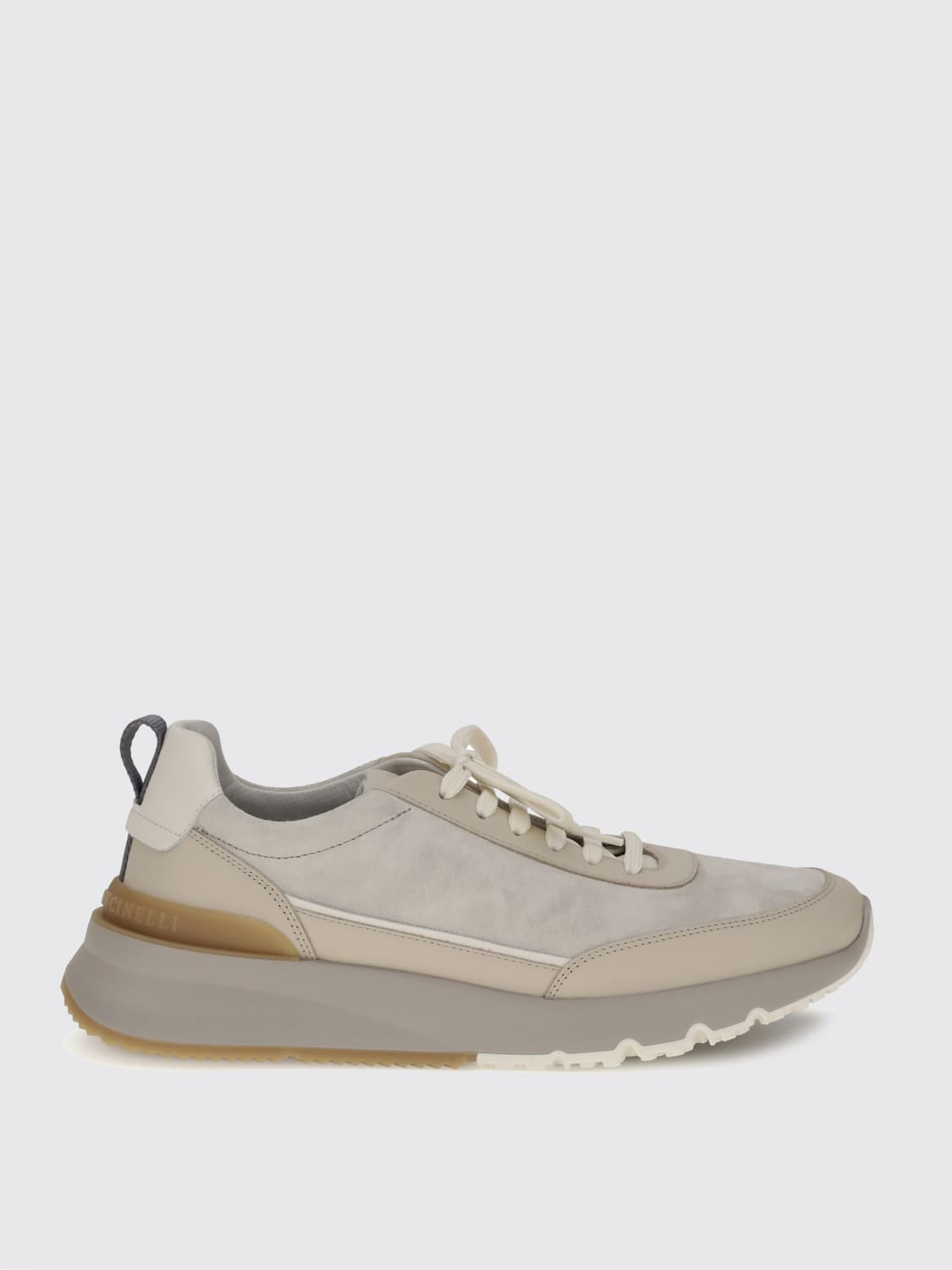 BRUNELLO CUCINELLI SNEAKERS: Sneakers men Brunello Cucinelli, Beige - Img 1