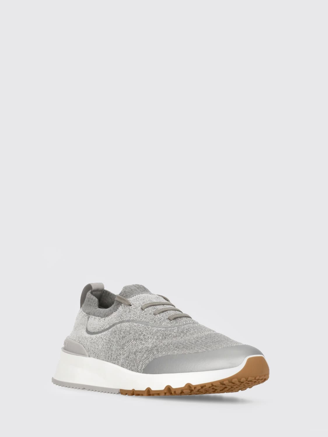 BRUNELLO CUCINELLI ZAPATILLAS: Zapatillas hombre Brunello Cucinelli, Gris - Img 2