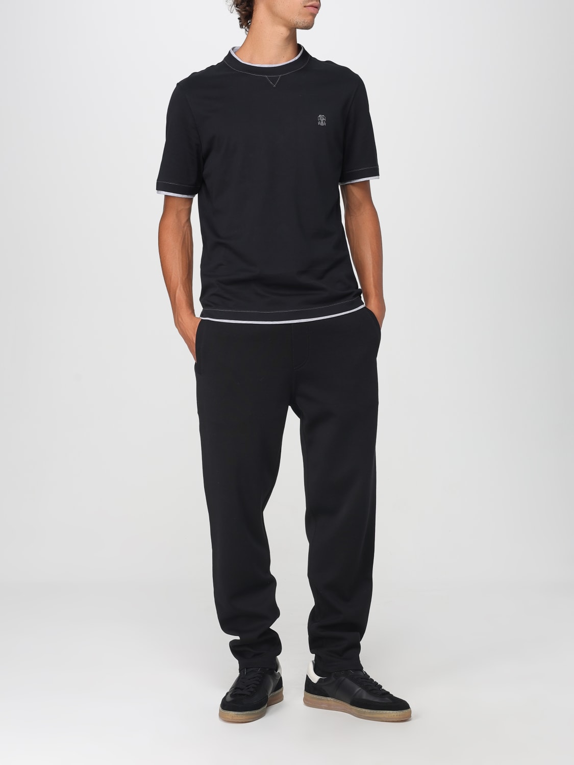 BRUNELLO CUCINELLI PANTS: Pants men Brunello Cucinelli, Black - Img 2