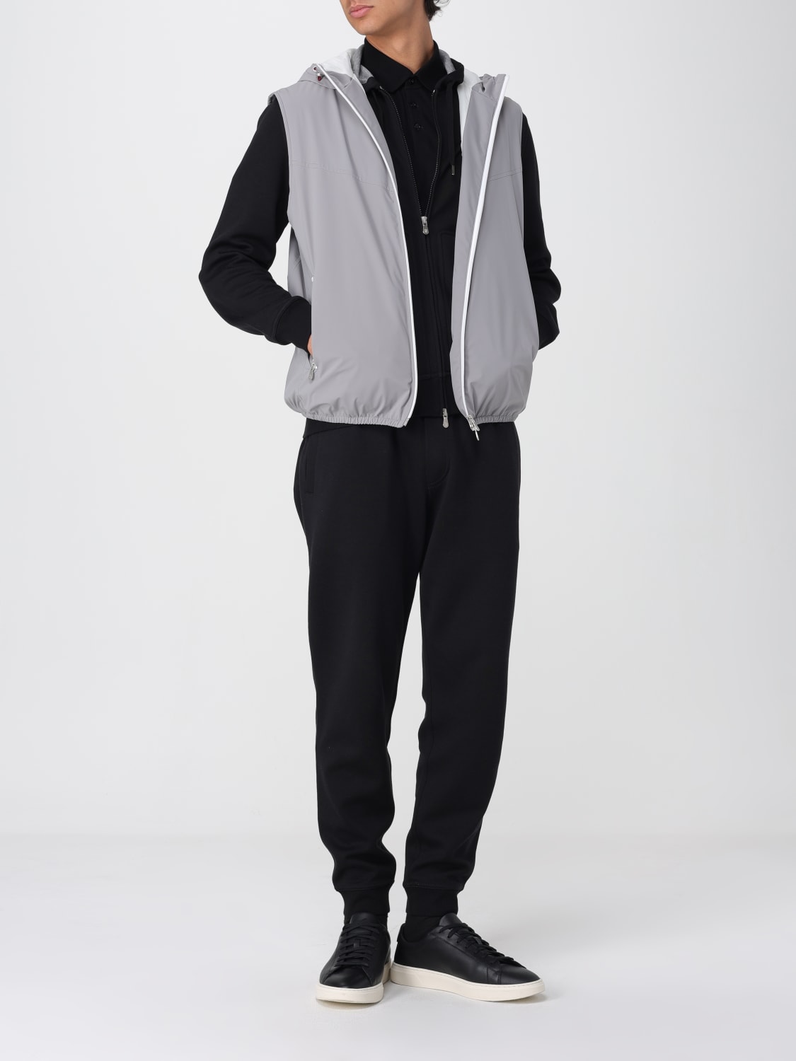 BRUNELLO CUCINELLI SWEATSHIRT: Pants men Brunello Cucinelli, Black - Img 2