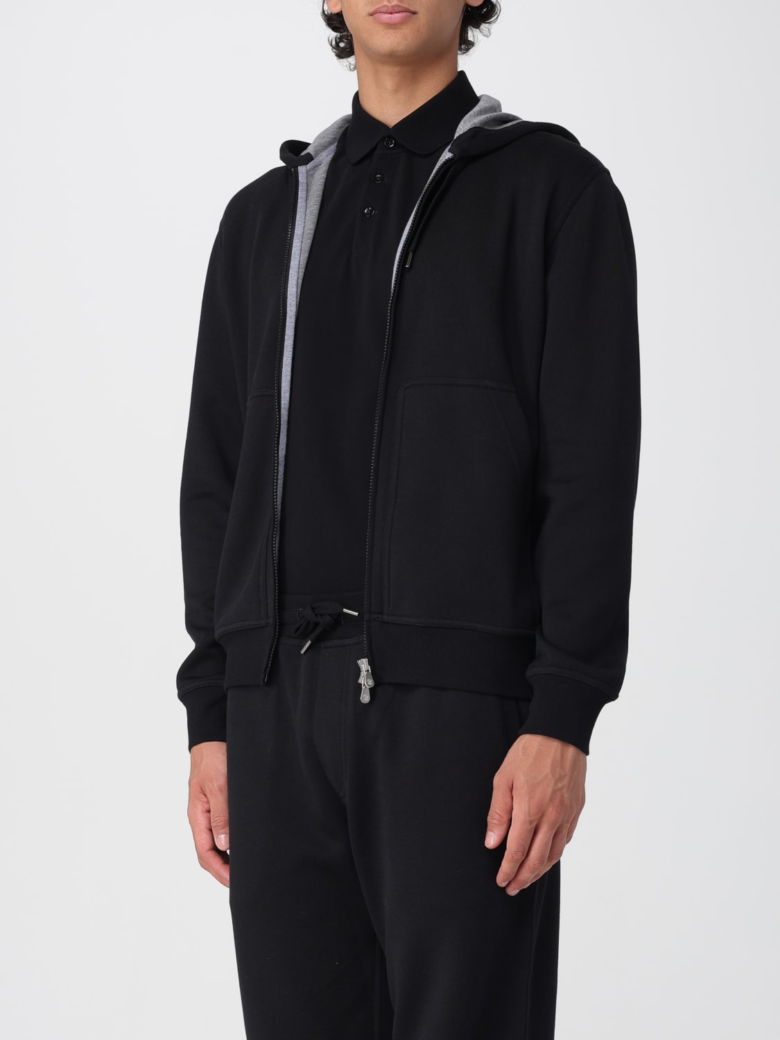 BRUNELLO CUCINELLI SWEATSHIRT: Pants men Brunello Cucinelli, Black - Img 4