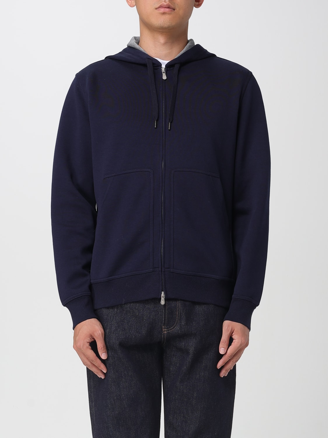 BRUNELLO CUCINELLI SWEATSHIRT: Pants men Brunello Cucinelli, Blue - Img 1