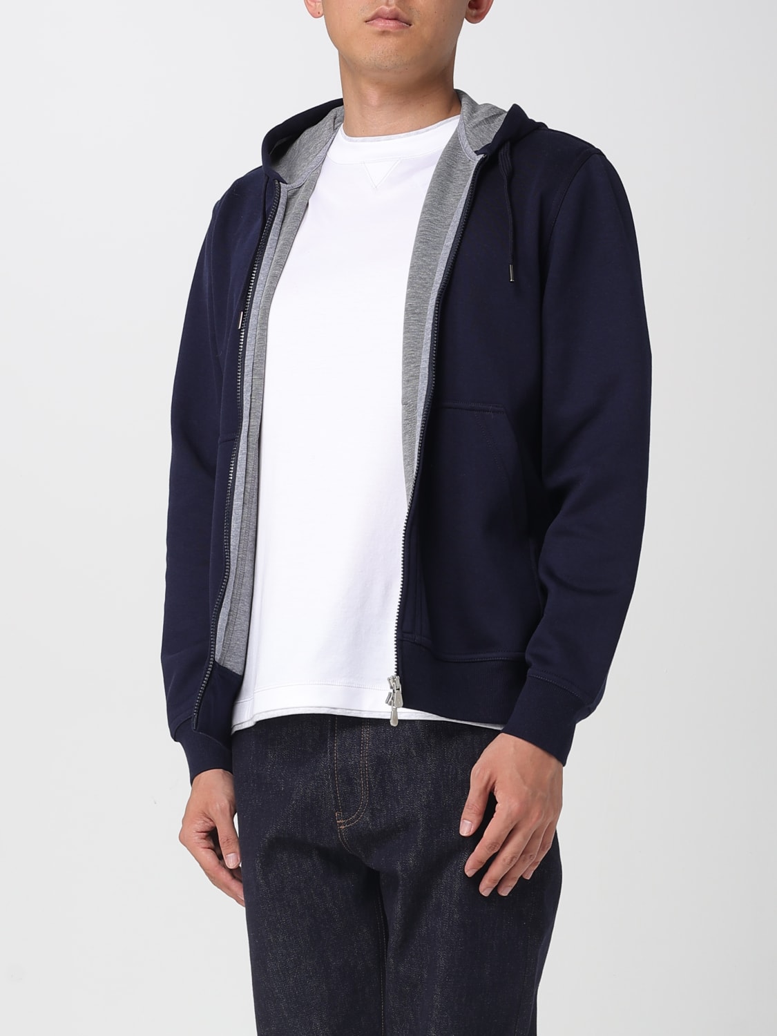 BRUNELLO CUCINELLI SWEATSHIRT: Pants men Brunello Cucinelli, Blue - Img 4