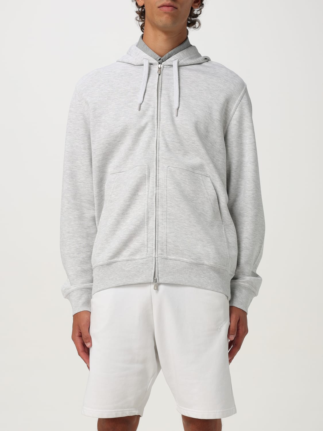 BRUNELLO CUCINELLI SWEATSHIRT: Pants men Brunello Cucinelli, Grey - Img 1