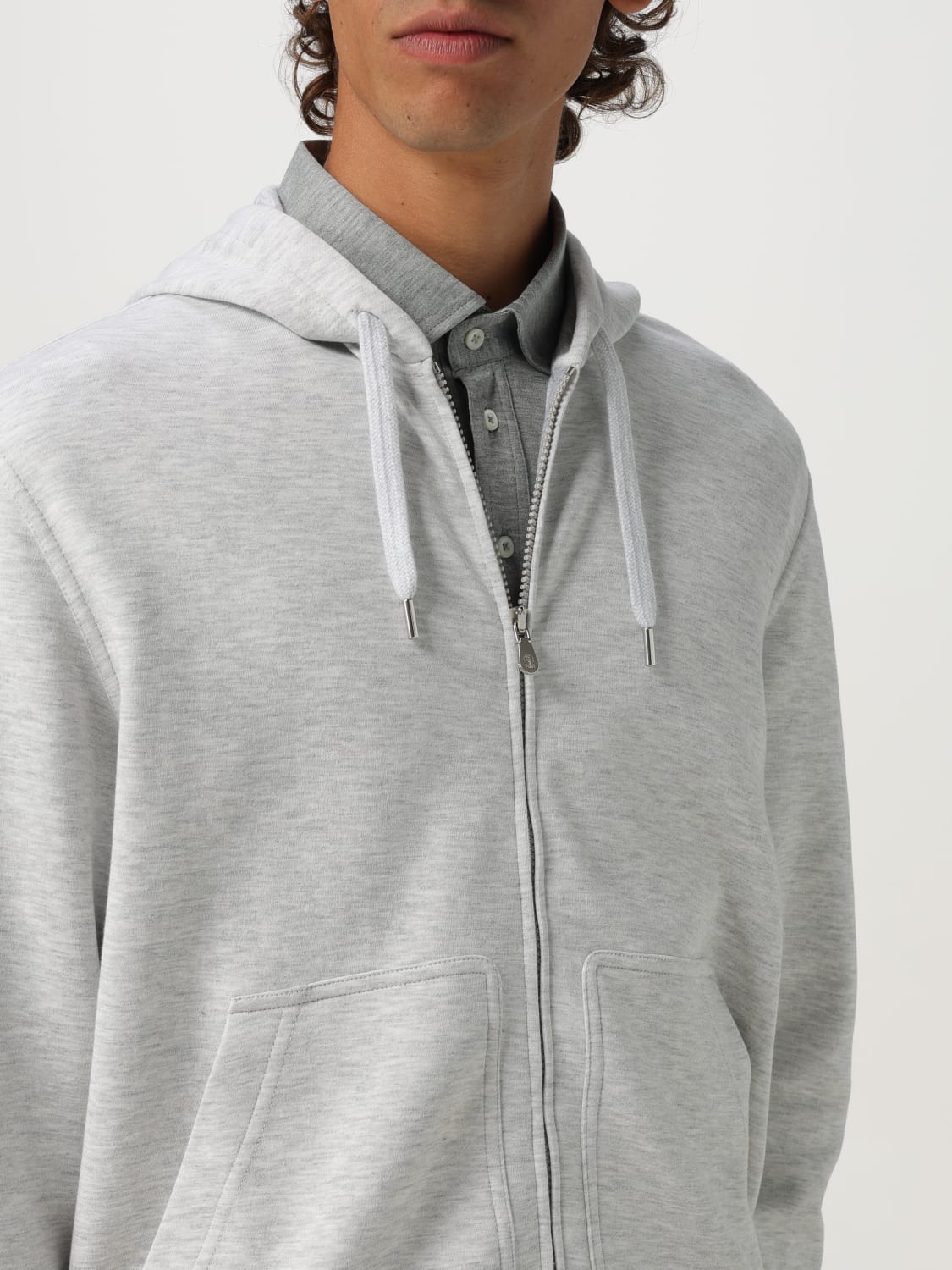 BRUNELLO CUCINELLI SWEATSHIRT: Pants men Brunello Cucinelli, Grey - Img 5