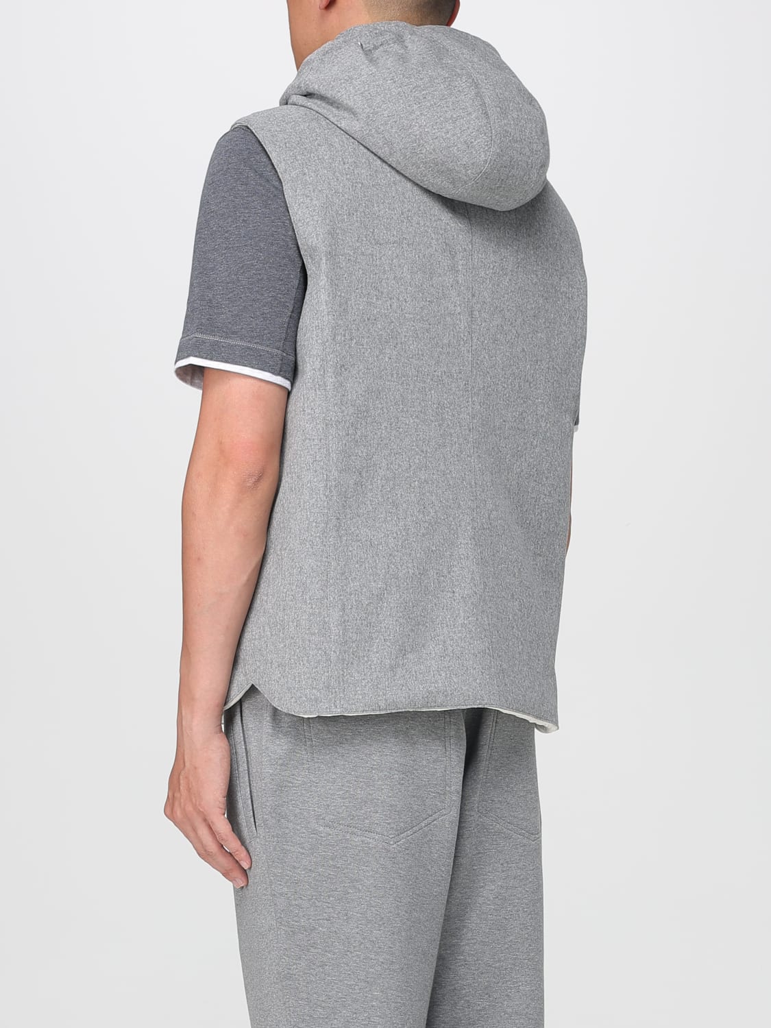 BRUNELLO CUCINELLI SUIT VEST: Jacket men Brunello Cucinelli, Grey - Img 3