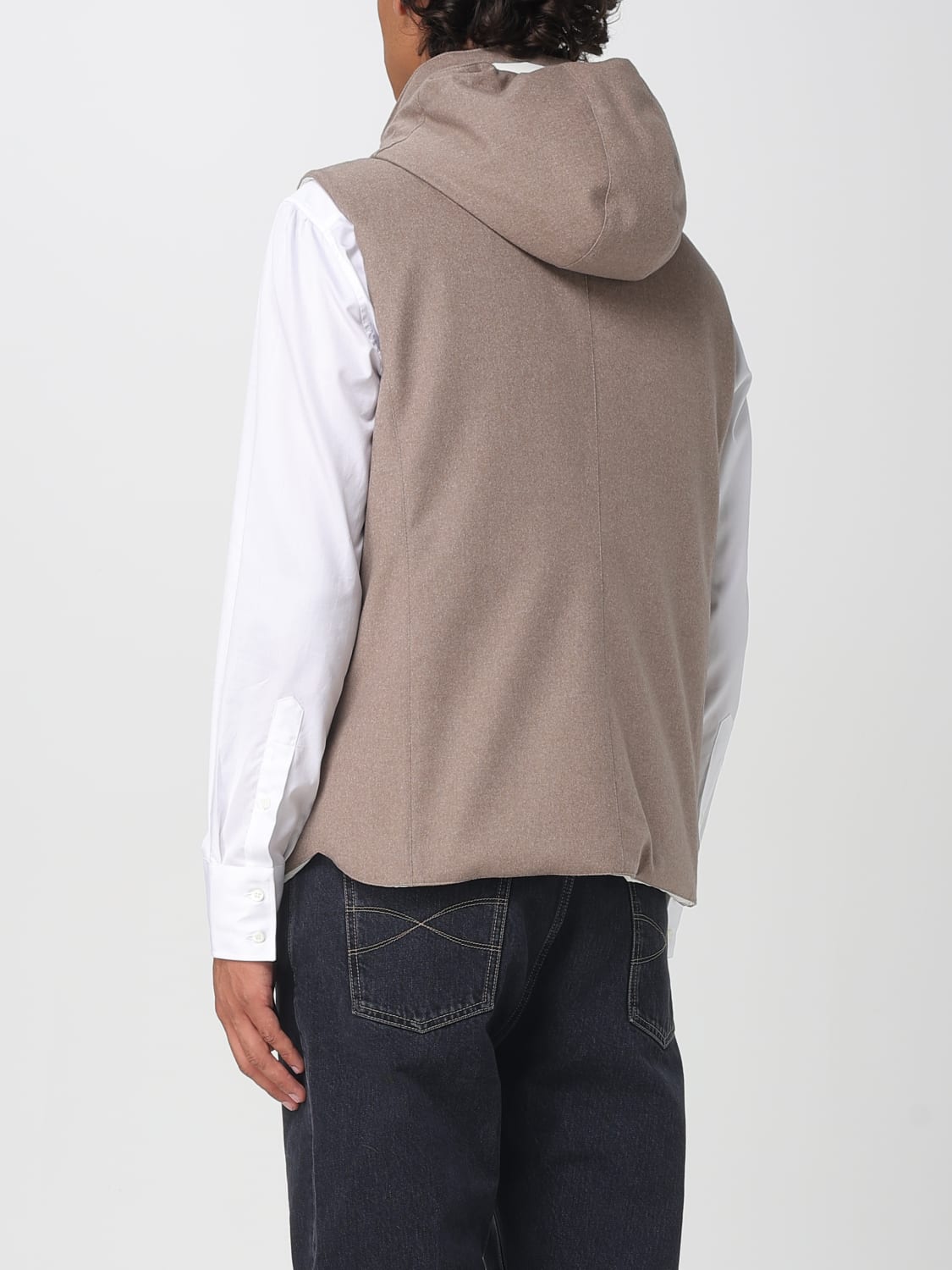 BRUNELLO CUCINELLI SUIT VEST: Jacket men Brunello Cucinelli, Sand - Img 3