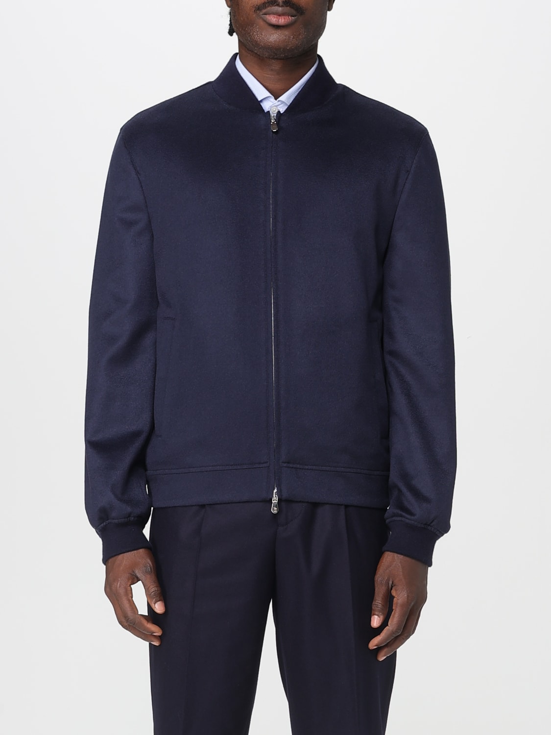 BRUNELLO CUCINELLI VESTE: Veste homme Brunello Cucinelli, Bleu Marine - Img 1