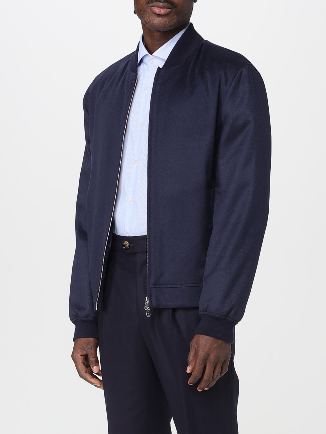 BRUNELLO CUCINELLI VESTE: Veste homme Brunello Cucinelli, Bleu Marine - Img 4