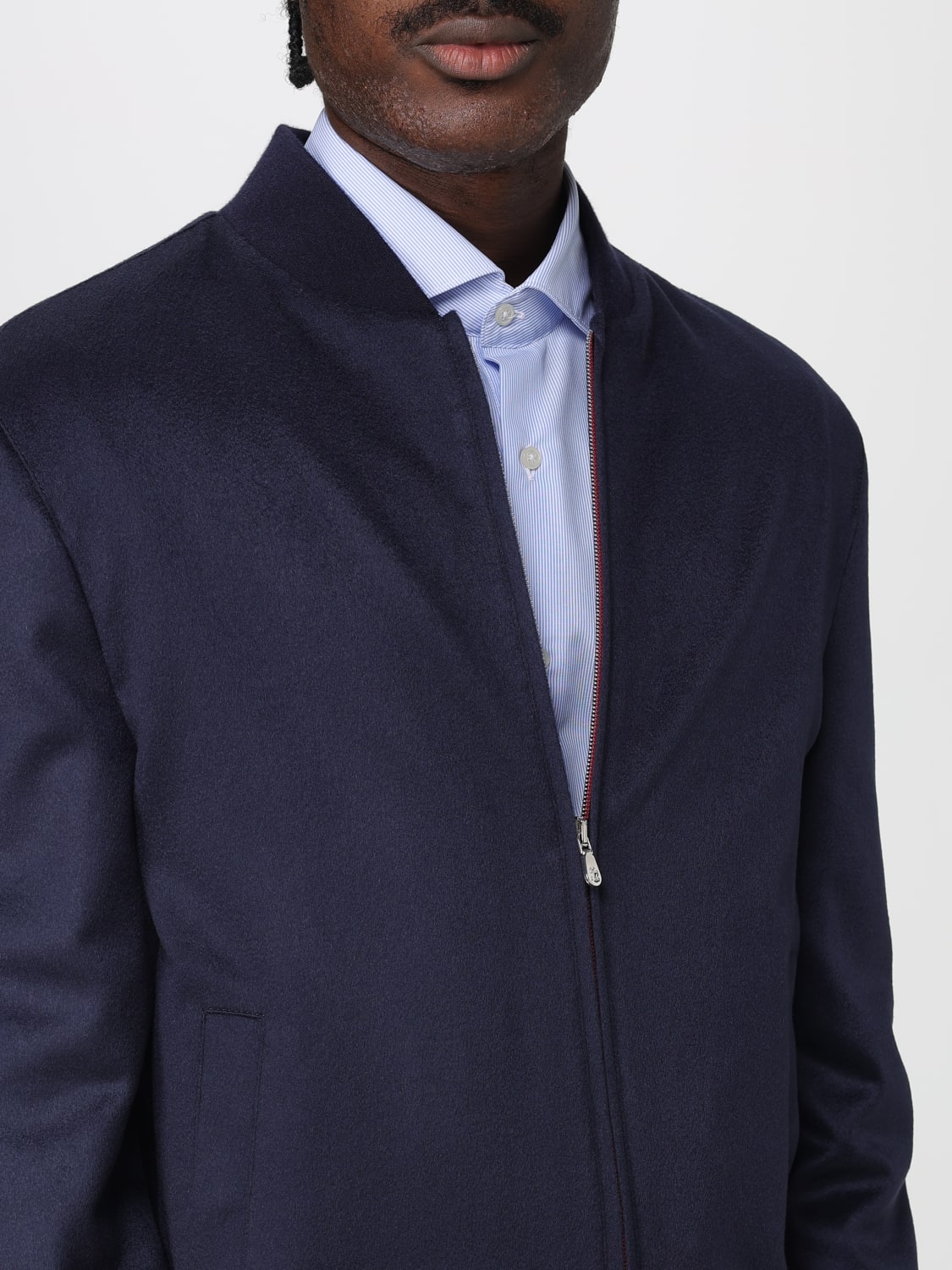 BRUNELLO CUCINELLI VESTE: Veste homme Brunello Cucinelli, Bleu Marine - Img 5