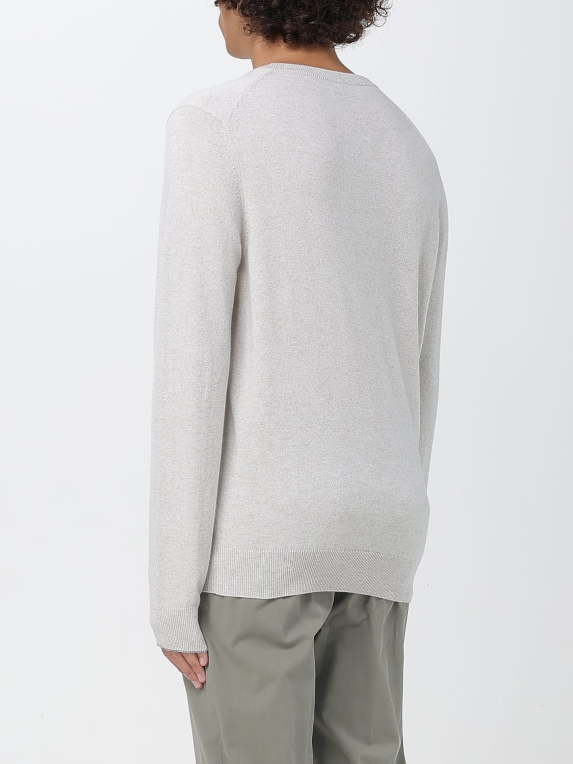 BRUNELLO CUCINELLI PULLOVER: Pullover herren Brunello Cucinelli, Weiß - Img 3