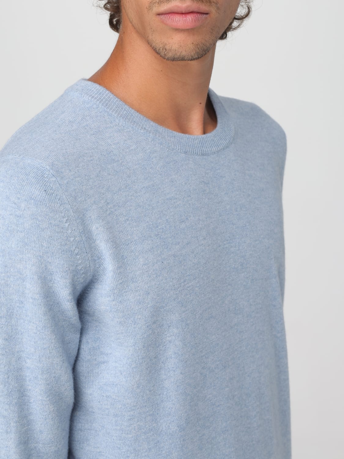 BRUNELLO CUCINELLI SWEATER: Sweater men Brunello Cucinelli, Gnawed Blue - Img 5