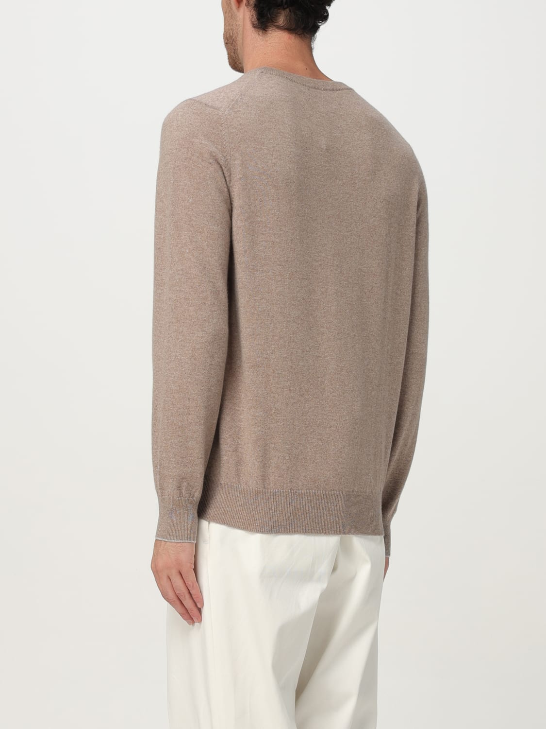 BRUNELLO CUCINELLI SWEATER: Sweater men Brunello Cucinelli, Beige - Img 3