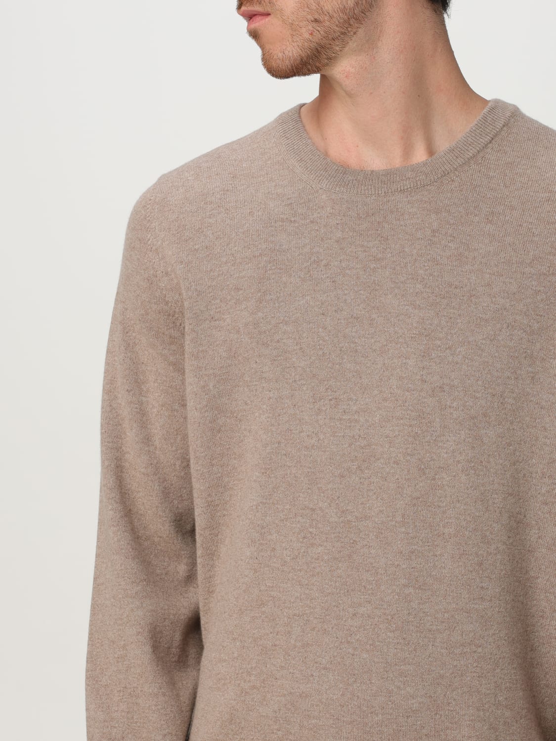 BRUNELLO CUCINELLI SWEATER: Sweater men Brunello Cucinelli, Beige - Img 5