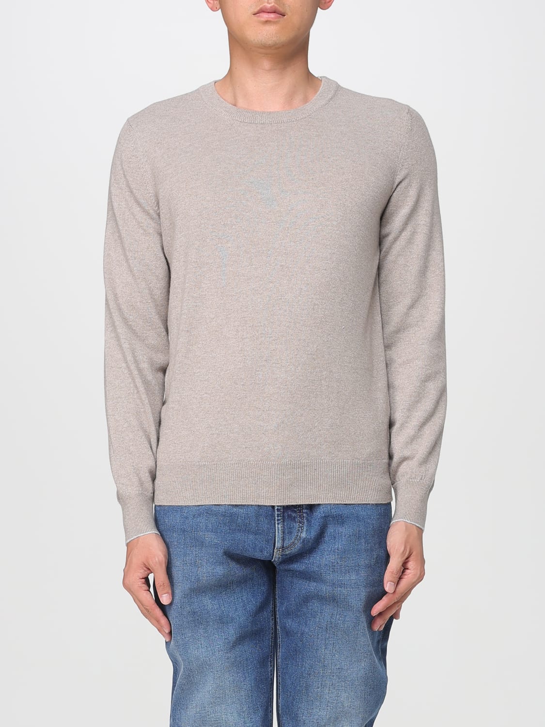 BRUNELLO CUCINELLI PULLOVER: Pullover herren Brunello Cucinelli, Braun - Img 1