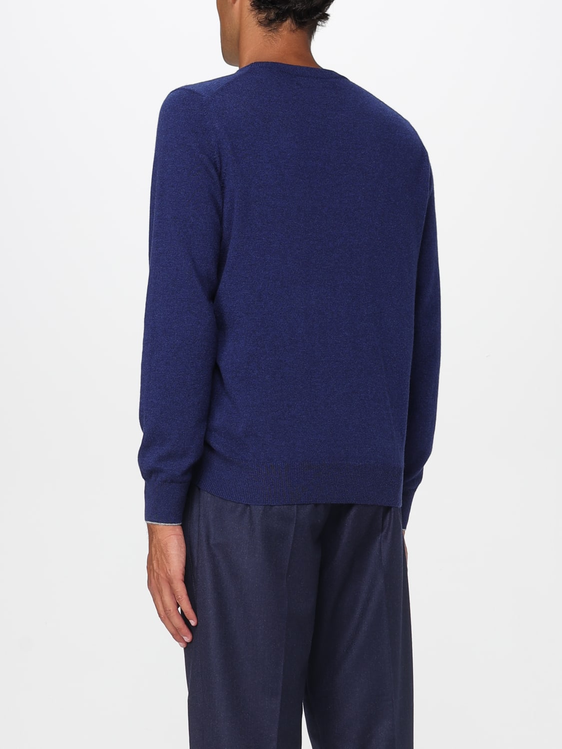 BRUNELLO CUCINELLI SWEATER: Sweater men Brunello Cucinelli, Navy - Img 3