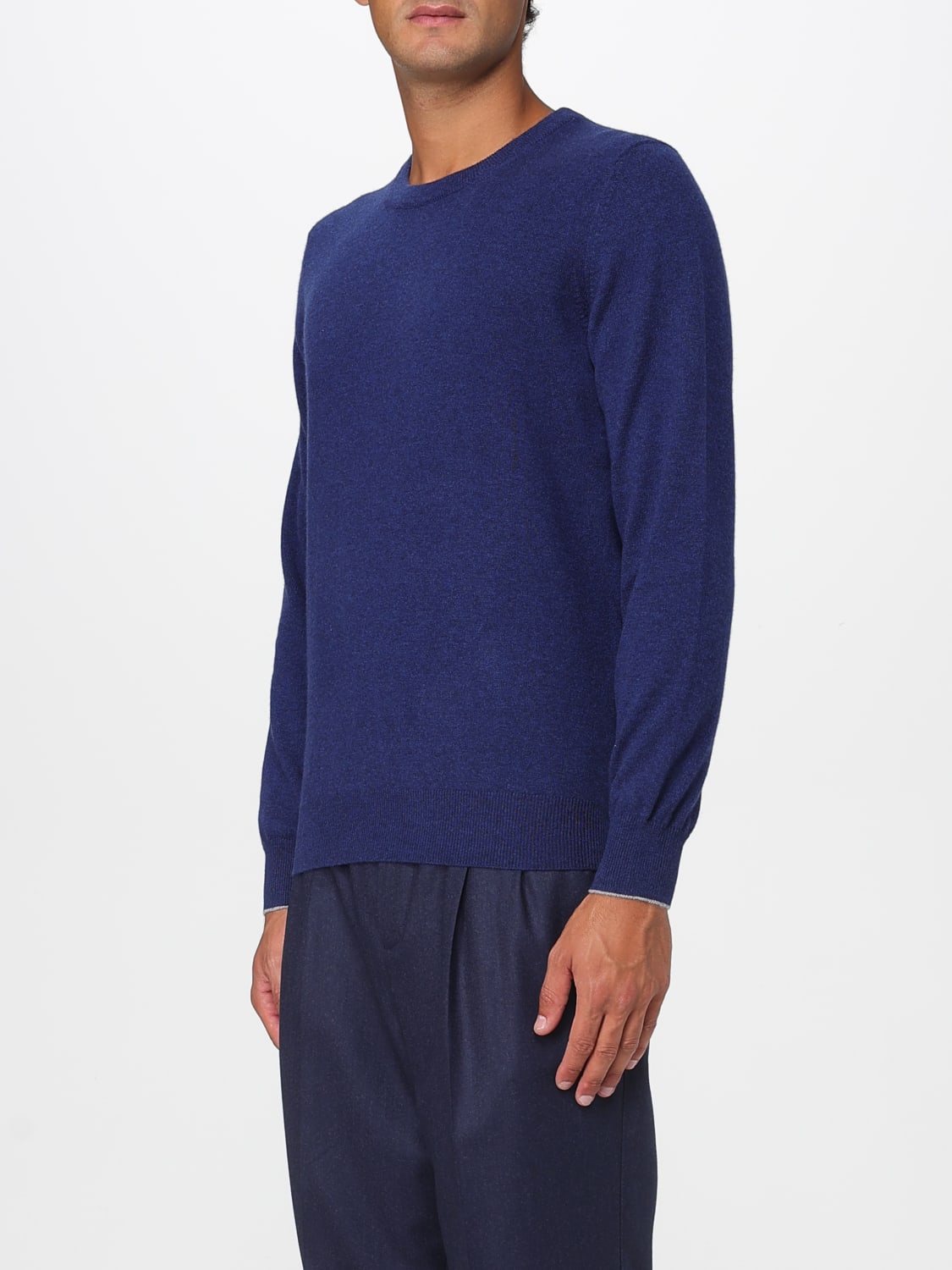BRUNELLO CUCINELLI SWEATER: Sweater men Brunello Cucinelli, Navy - Img 4