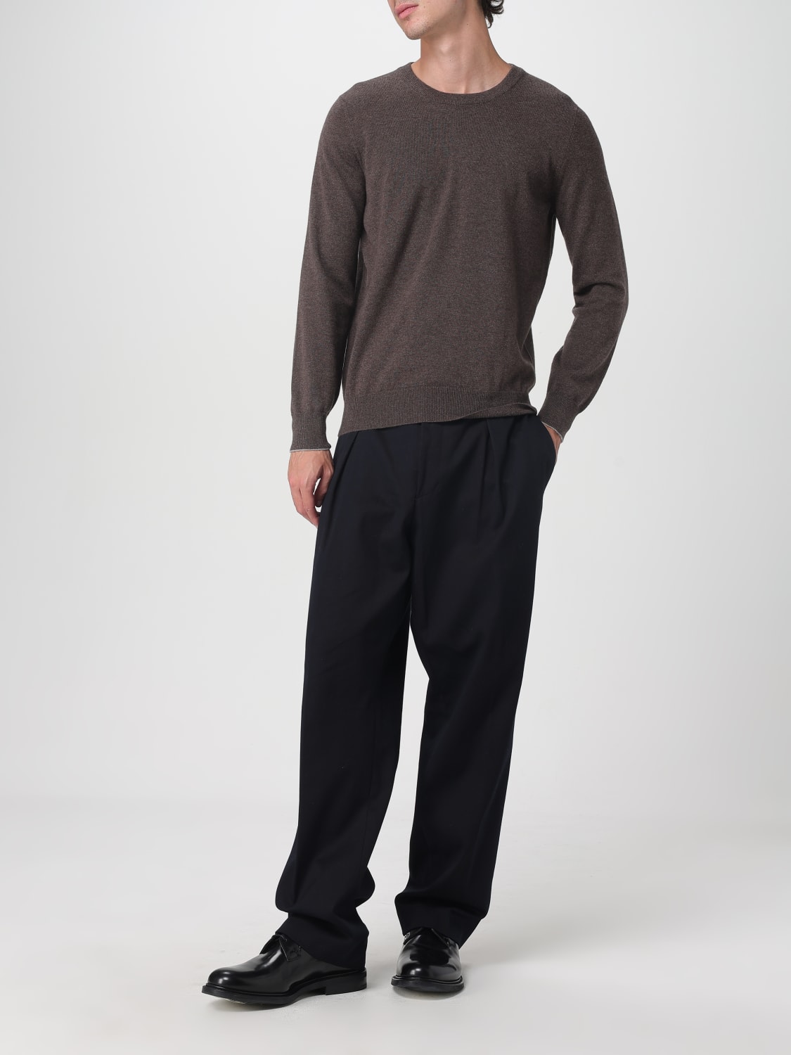BRUNELLO CUCINELLI PULLOVER: Pullover herren Brunello Cucinelli, Dark - Img 2