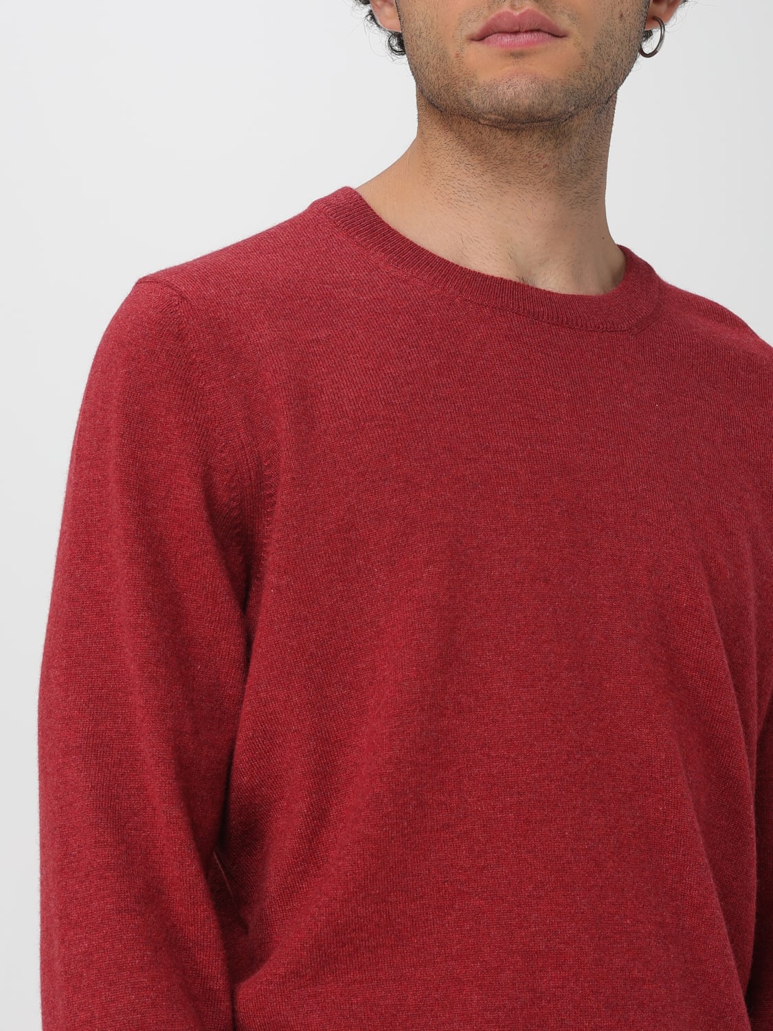 BRUNELLO CUCINELLI SWEATER: Sweater men Brunello Cucinelli, Crimson - Img 5