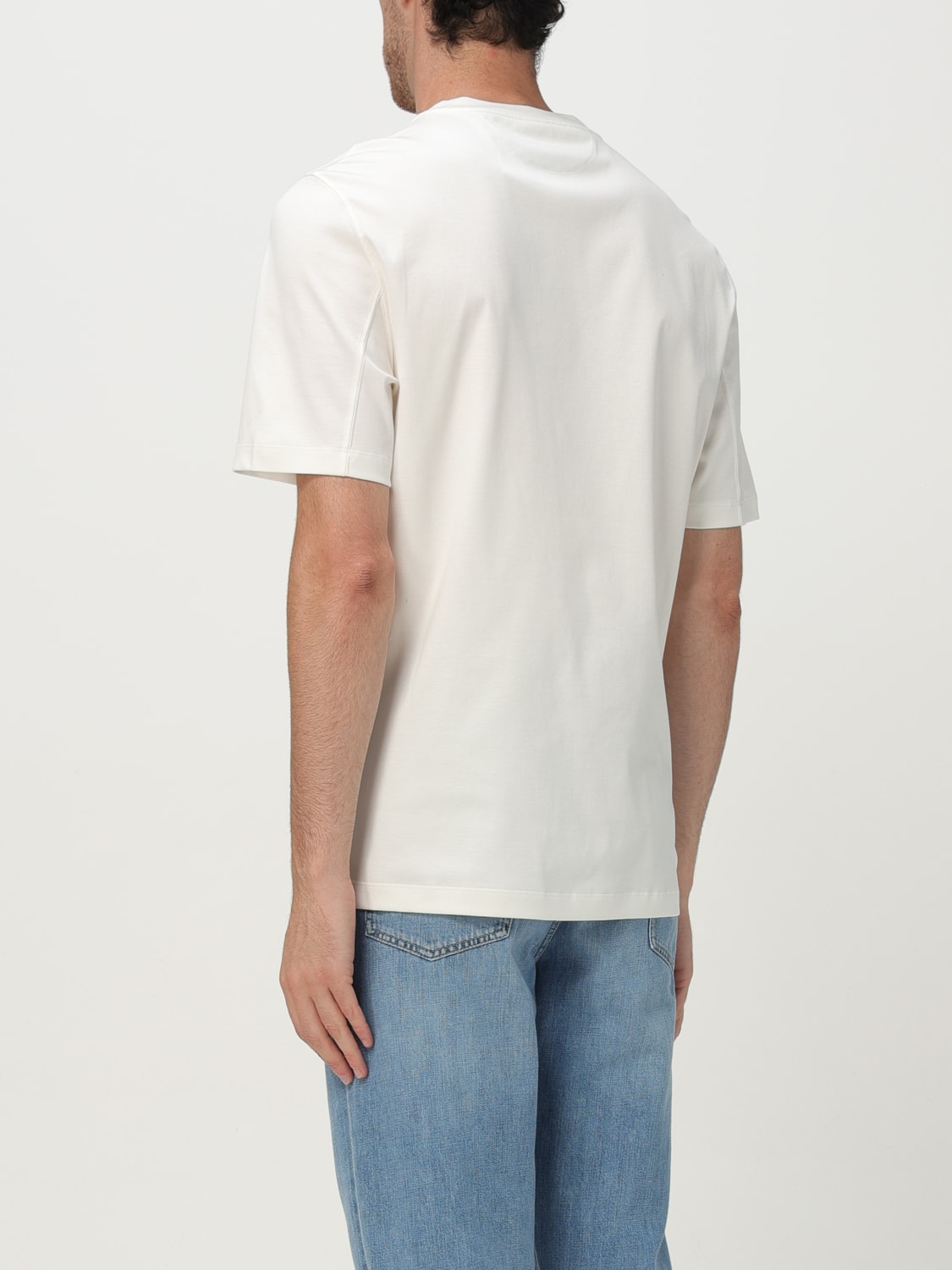 BRUNELLO CUCINELLI T-SHIRT: T-shirt men Brunello Cucinelli, White - Img 3