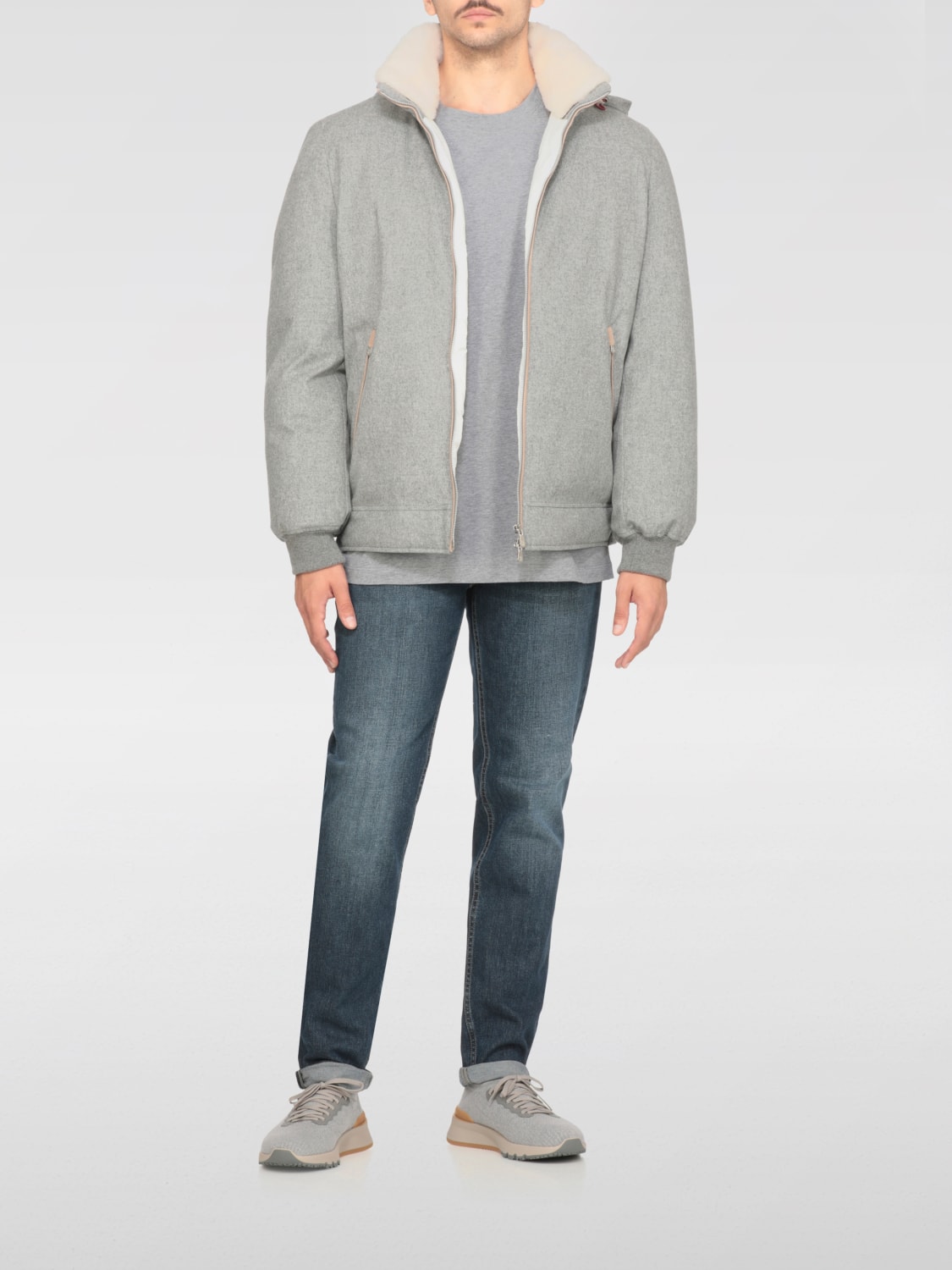 BRUNELLO CUCINELLI Tシャツ: Tシャツ メンズ Brunello Cucinelli, グレー - Img 2