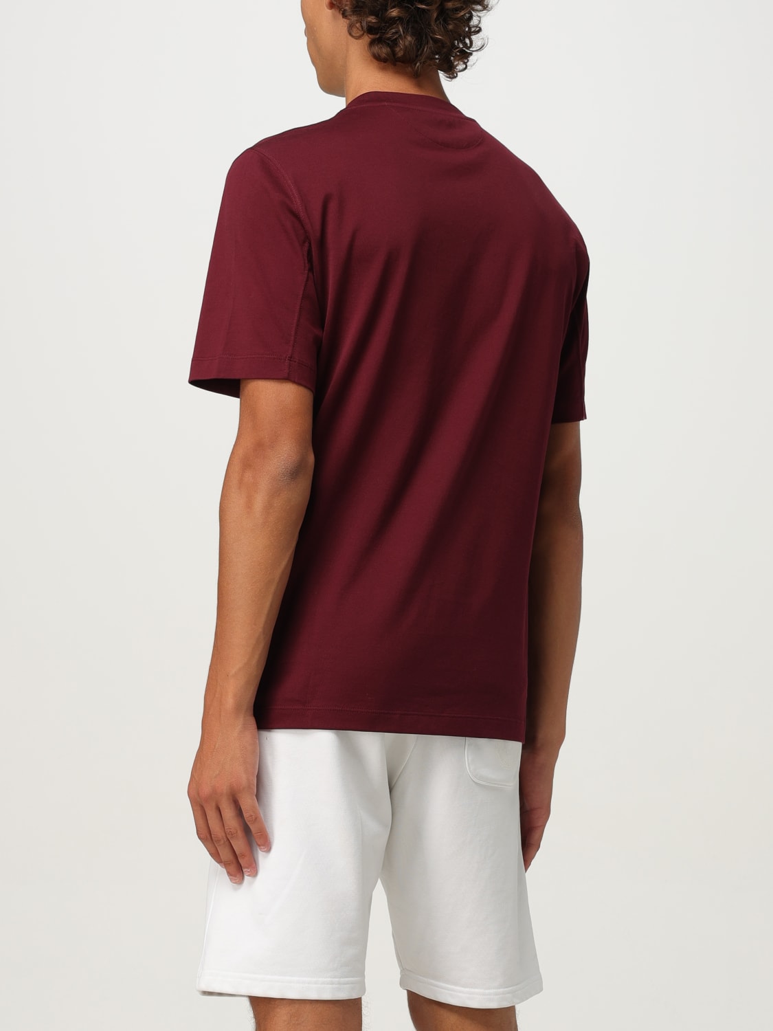 BRUNELLO CUCINELLI T-SHIRT: T-shirt men Brunello Cucinelli, Amaranth - Img 3