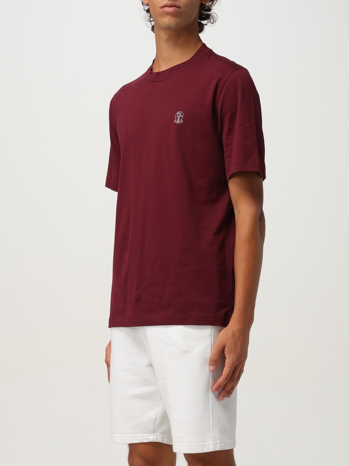 BRUNELLO CUCINELLI T-SHIRT: T-shirt men Brunello Cucinelli, Amaranth - Img 4