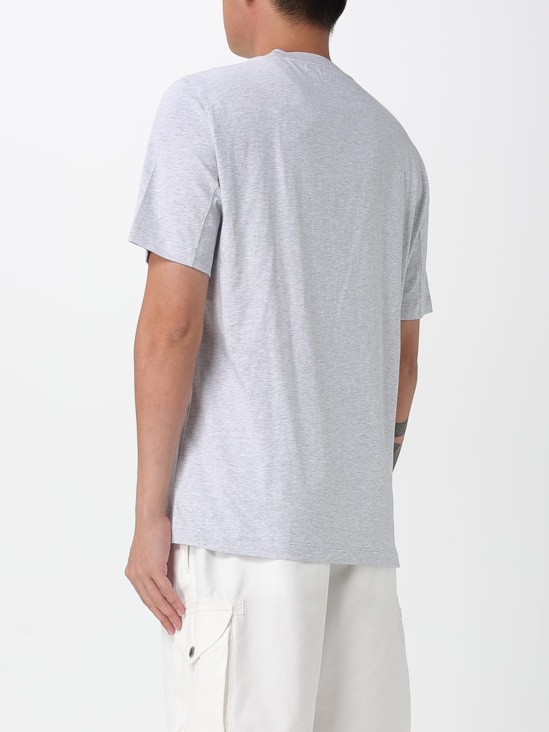 BRUNELLO CUCINELLI T-SHIRT: T-shirt men Brunello Cucinelli, Grey 1 - Img 3