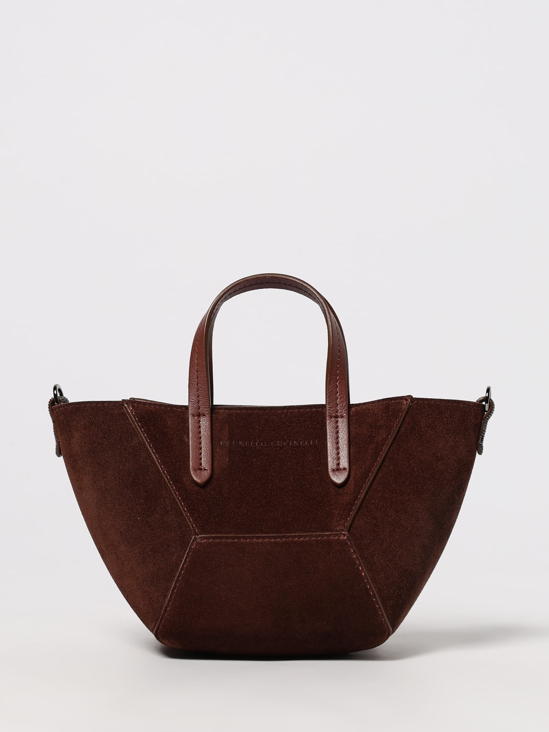 BRUNELLO CUCINELLI HANDBAG: Shoulder bag woman Brunello Cucinelli, Burgundy - Img 1