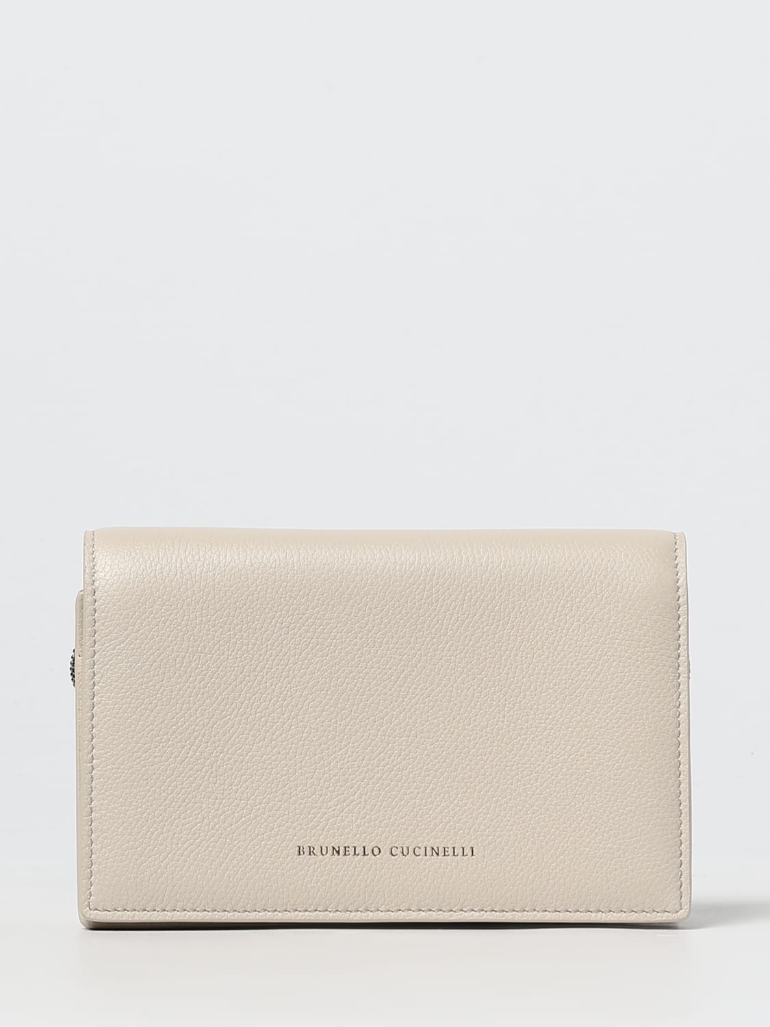 BRUNELLO CUCINELLI WALLET: Shoulder bag woman Brunello Cucinelli, Yellow Cream - Img 1