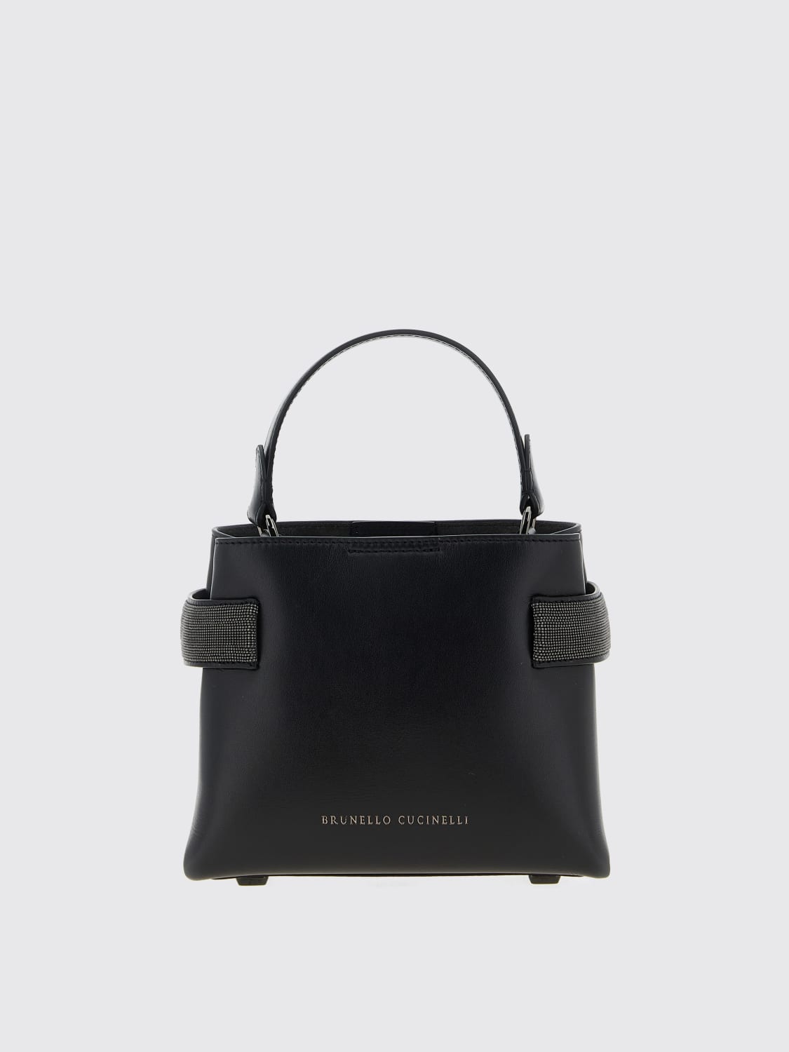 BRUNELLO CUCINELLI MINI SAC: Sac porté épaule femme Brunello Cucinelli, Noir - Img 1
