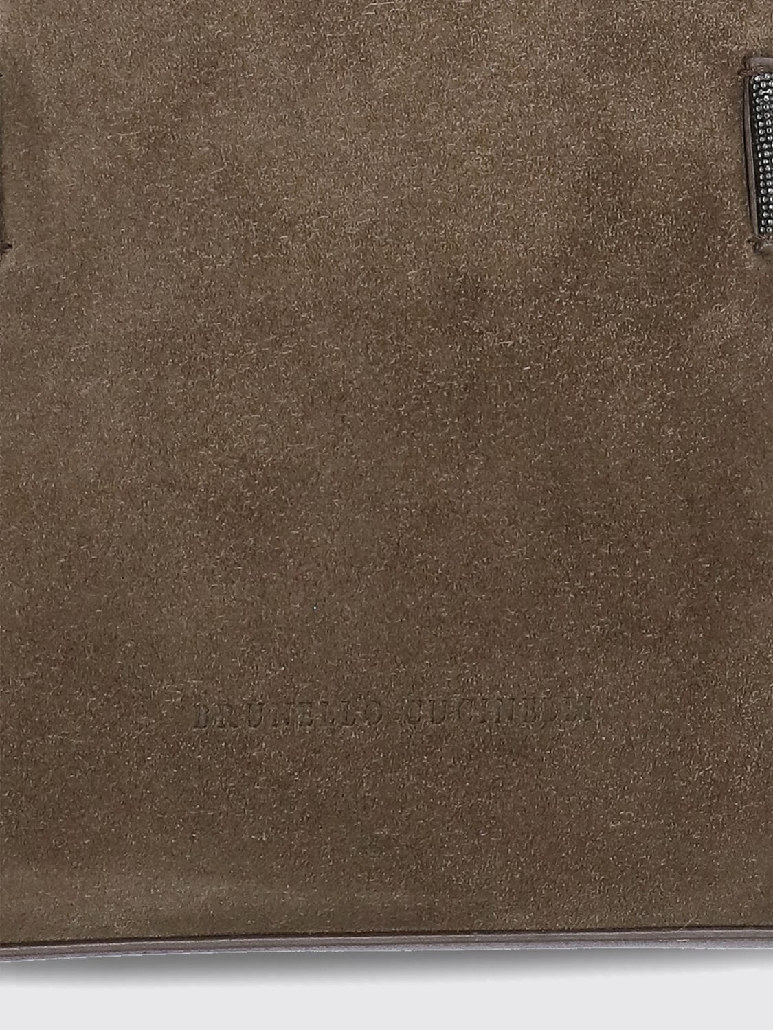 BRUNELLO CUCINELLI MINI BAG: Shoulder bag woman Brunello Cucinelli, Brown - Img 4