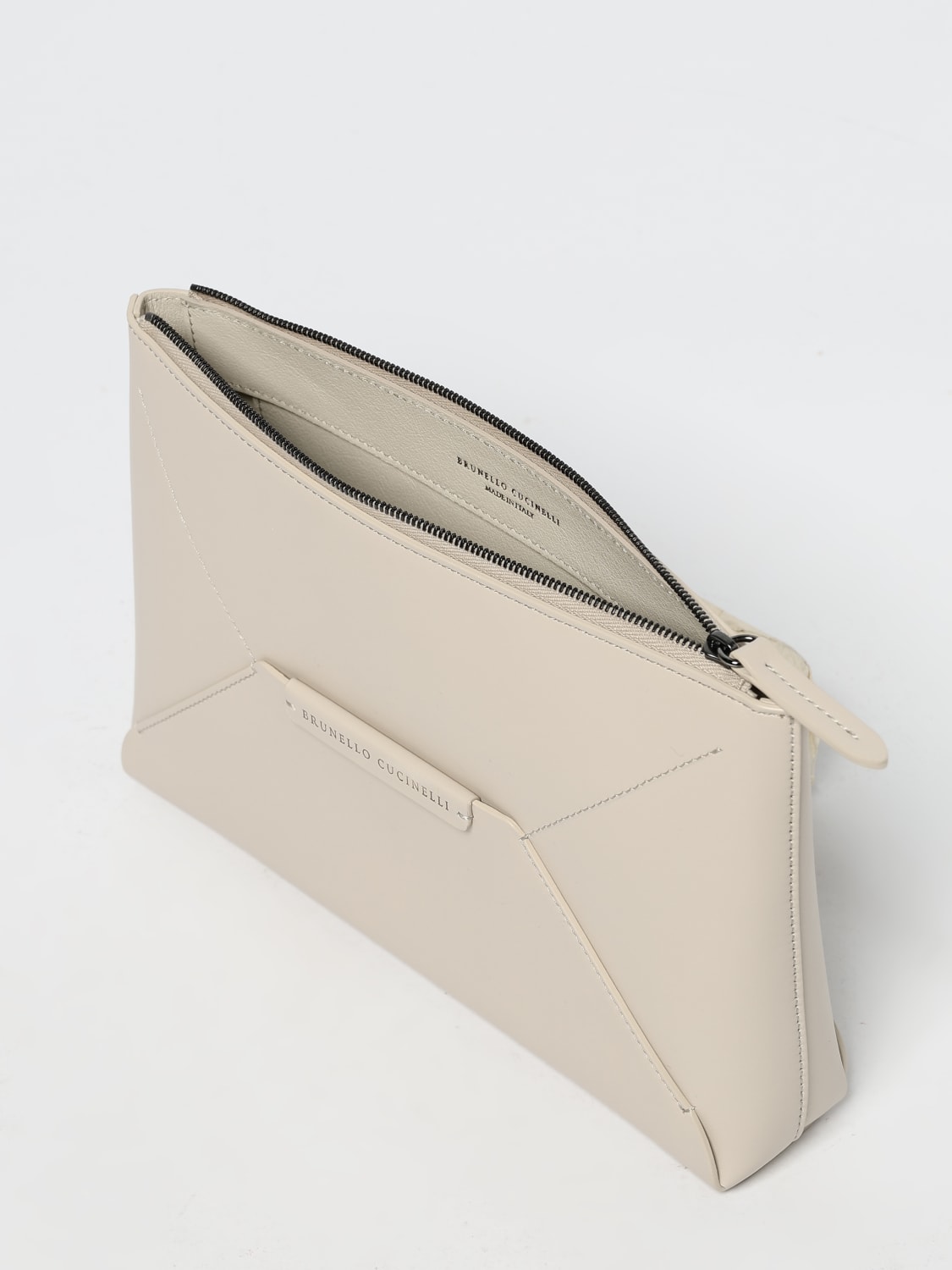 BRUNELLO CUCINELLI CLUTCH: Shoulder bag woman Brunello Cucinelli, Yellow Cream - Img 5