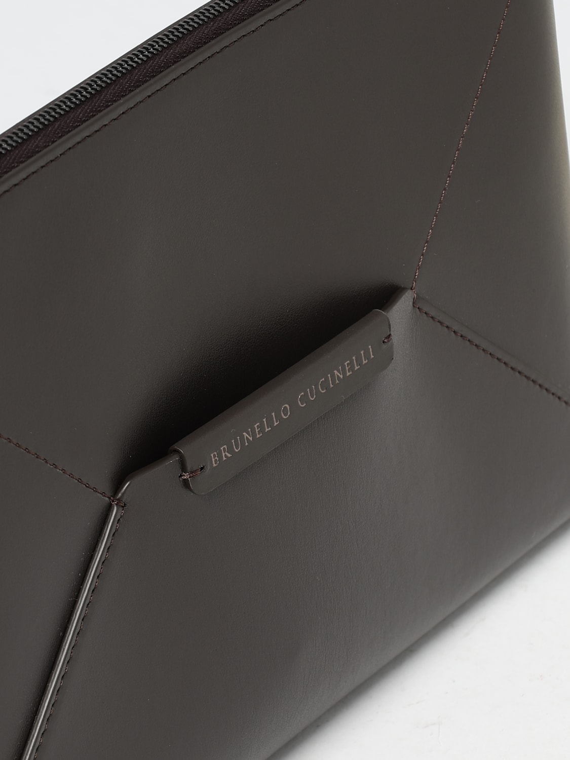 BRUNELLO CUCINELLI CLUTCH: Shoulder bag woman Brunello Cucinelli, Dark - Img 4