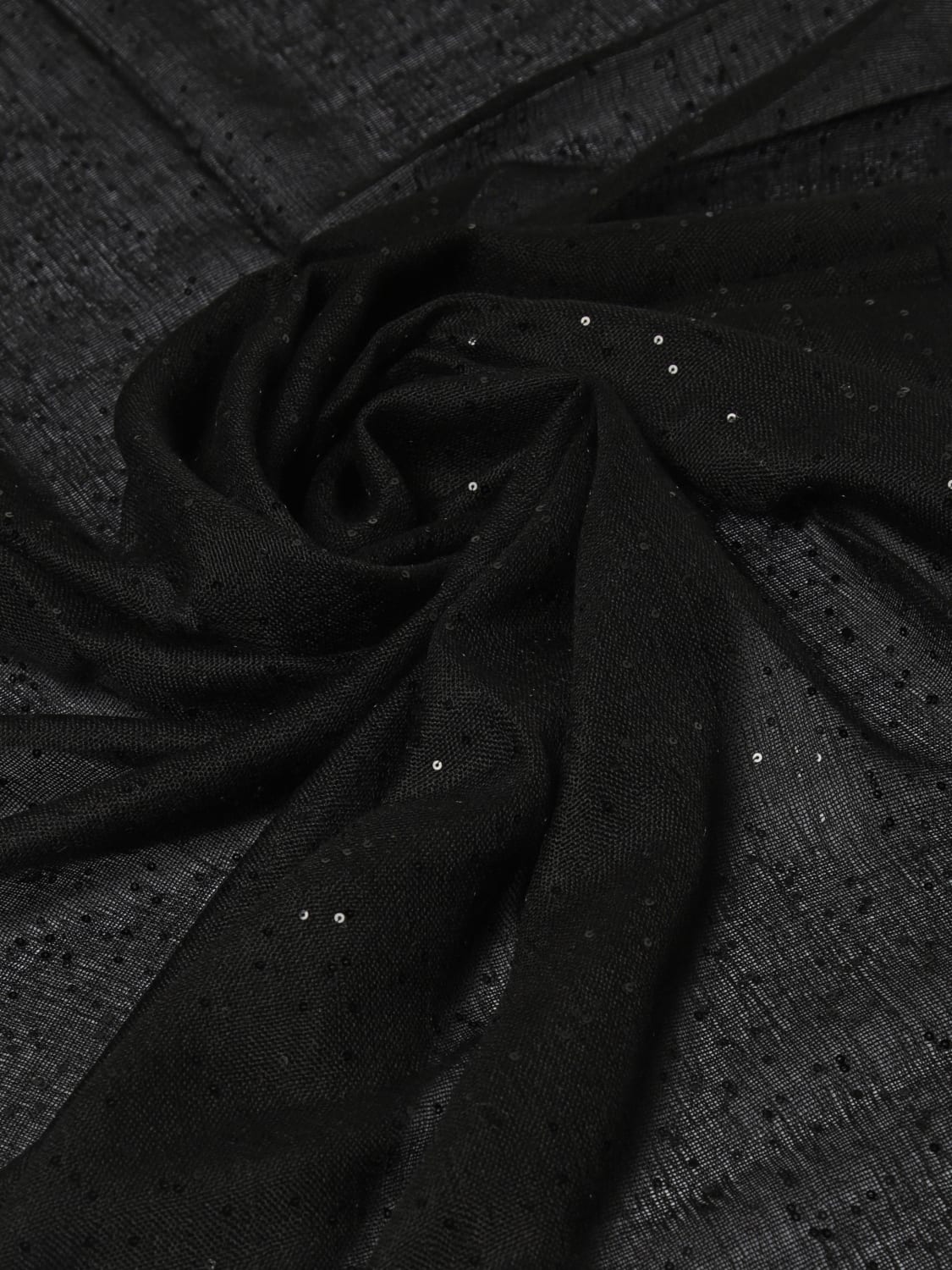 BRUNELLO CUCINELLI SCHAL: Schal damen Brunello Cucinelli, Schwarz - Img 3