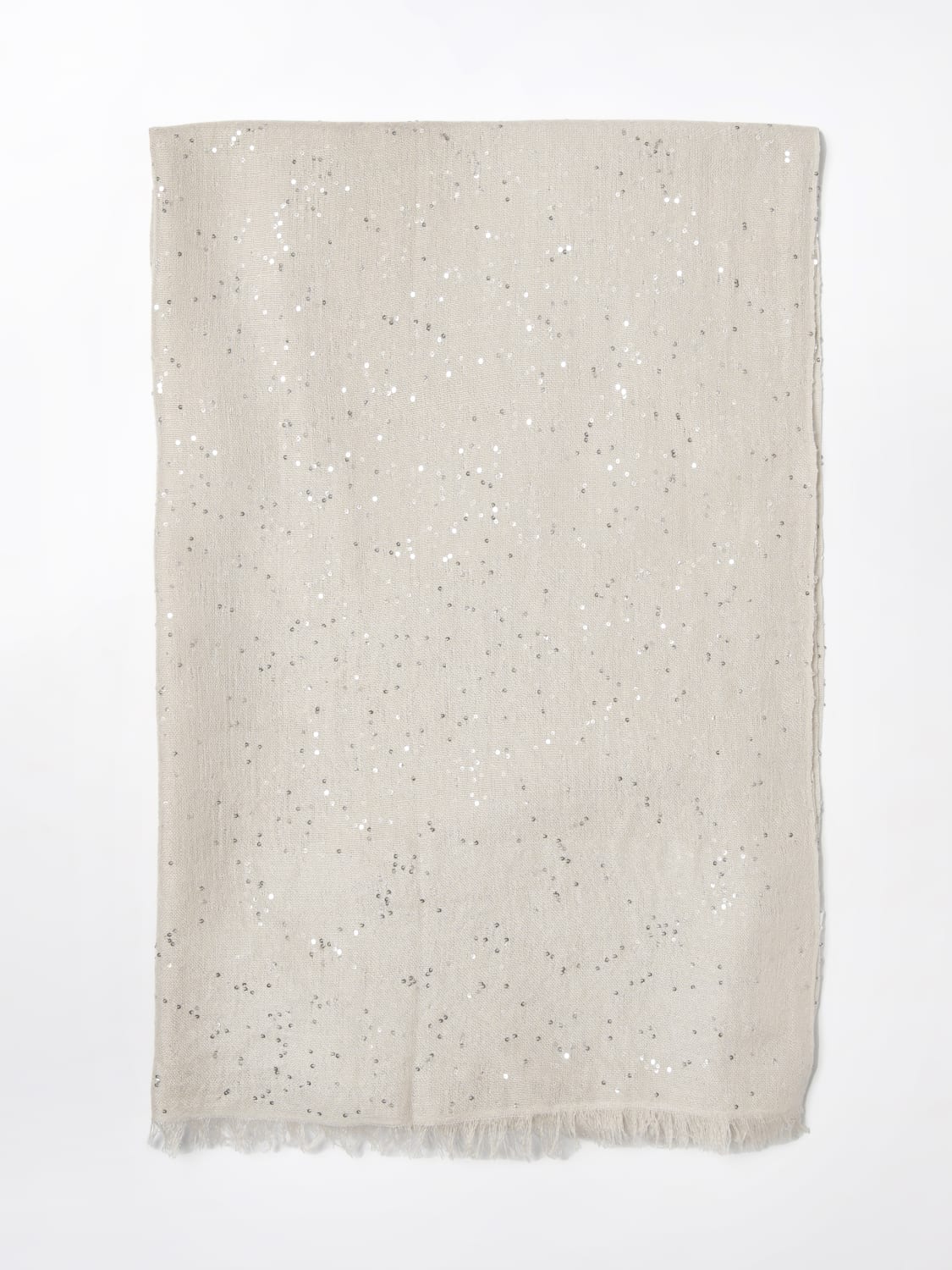 BRUNELLO CUCINELLI SCHAL: Schal damen Brunello Cucinelli, Beige - Img 1