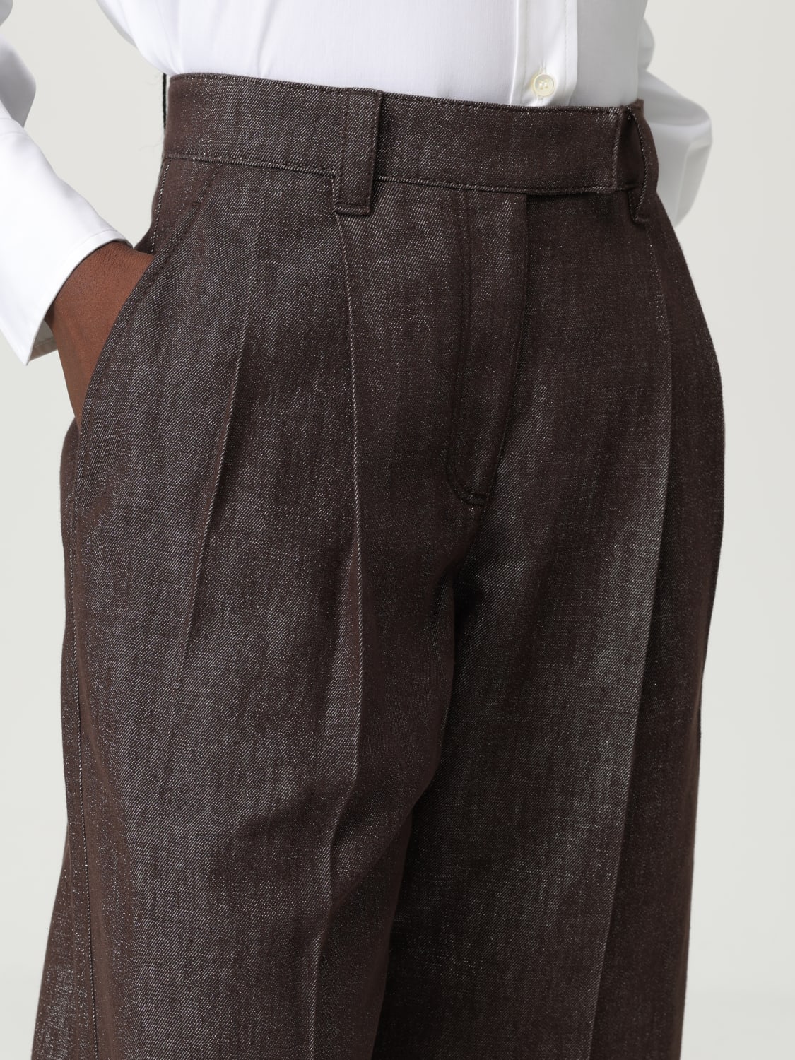 BRUNELLO CUCINELLI JEANS: Jeans woman Brunello Cucinelli, Dark - Img 5