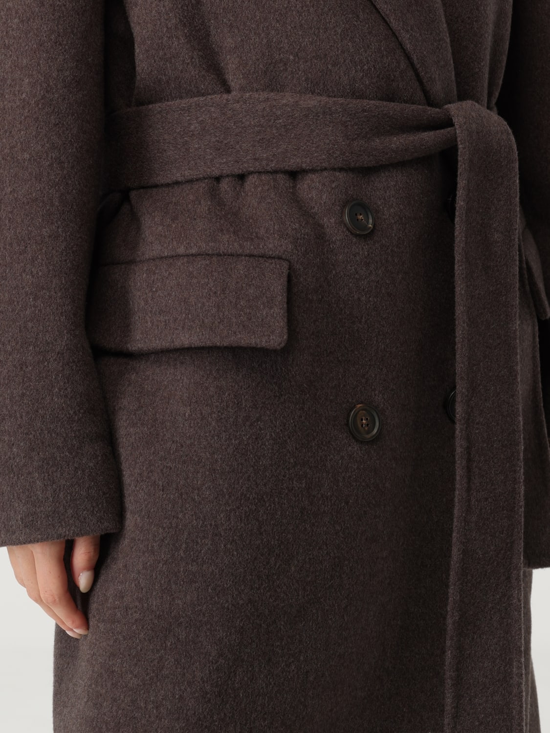 BRUNELLO CUCINELLI COAT: Coat woman Brunello Cucinelli, Dark - Img 5