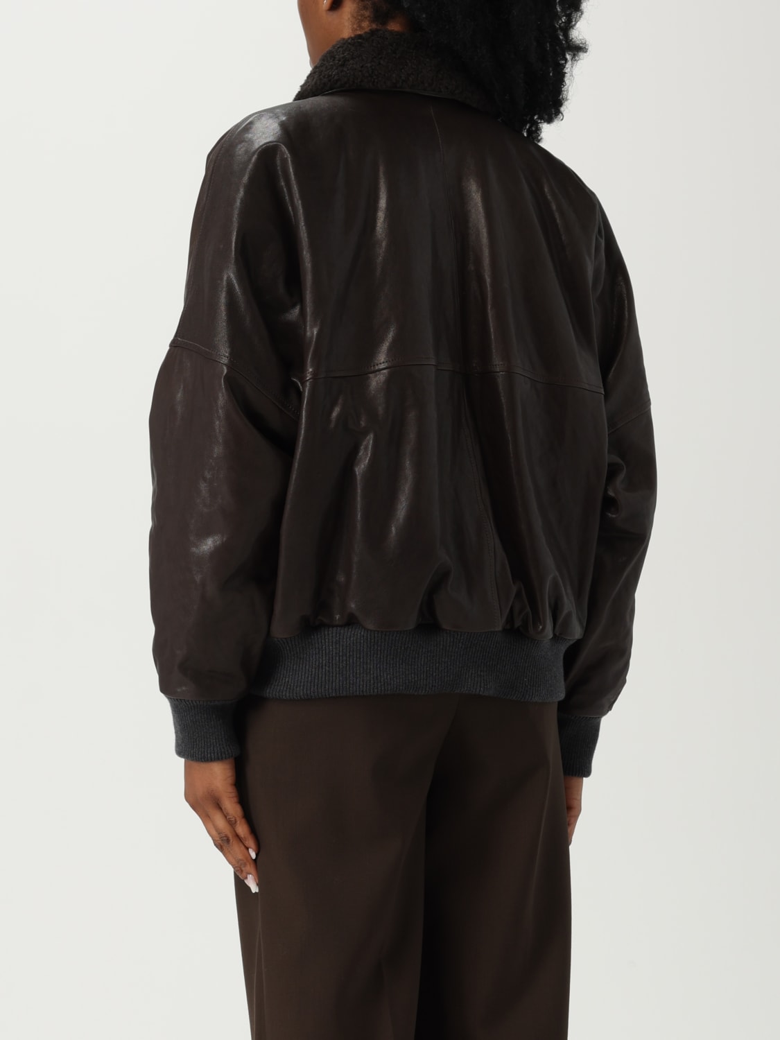 BRUNELLO CUCINELLI JACKET: Jacket woman Brunello Cucinelli, Dark - Img 3