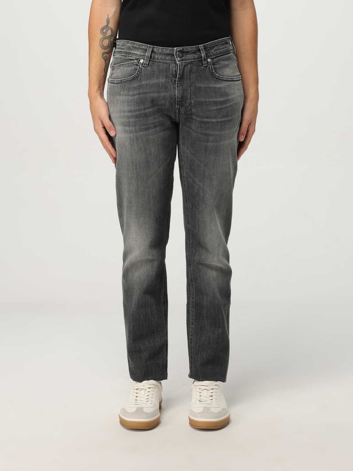 RE-HASH JEANS: Jeans men Re-hash, Black - Img 1