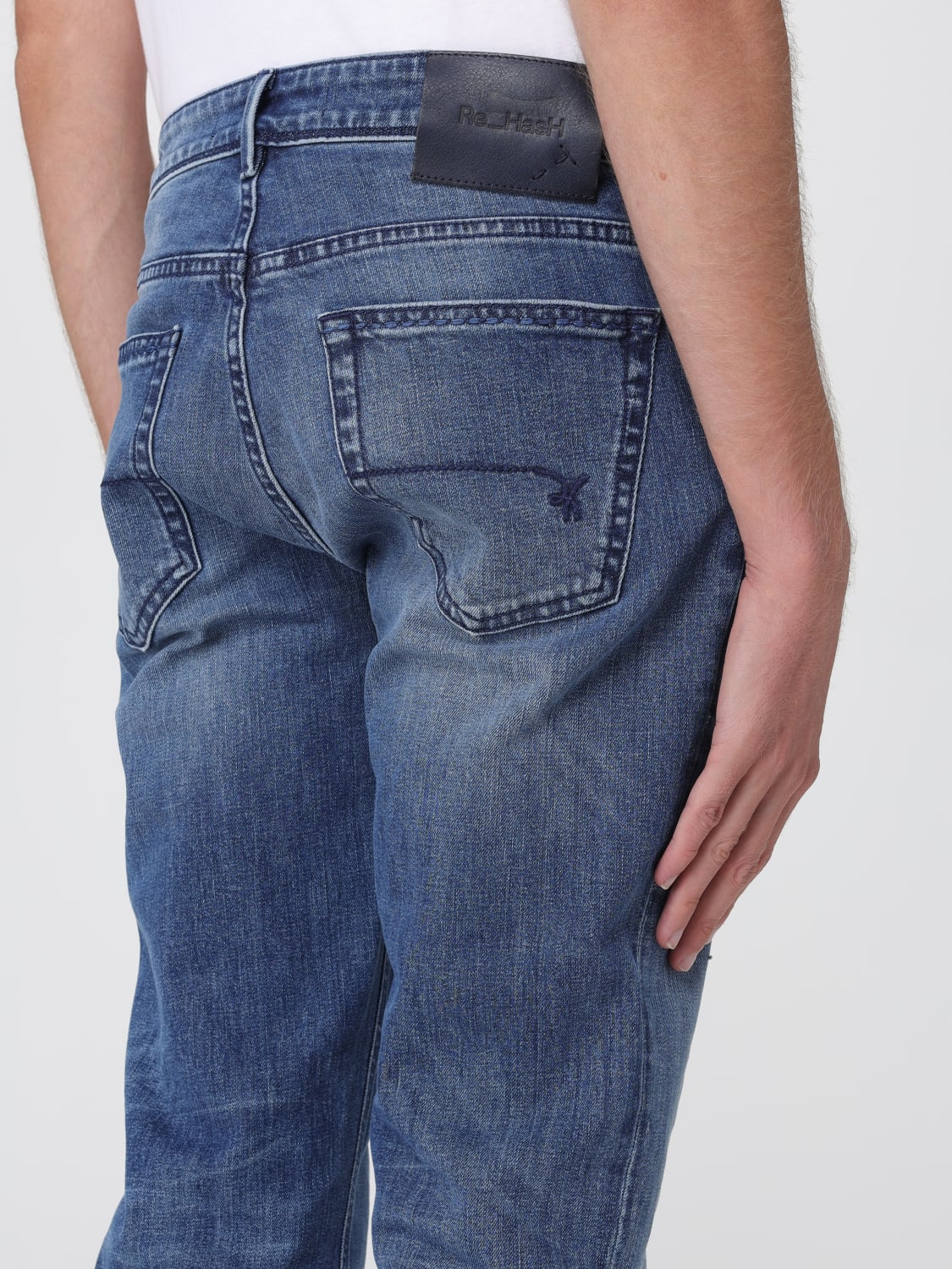 RE-HASH JEANS: Jeans men Re-hash, Denim - Img 3