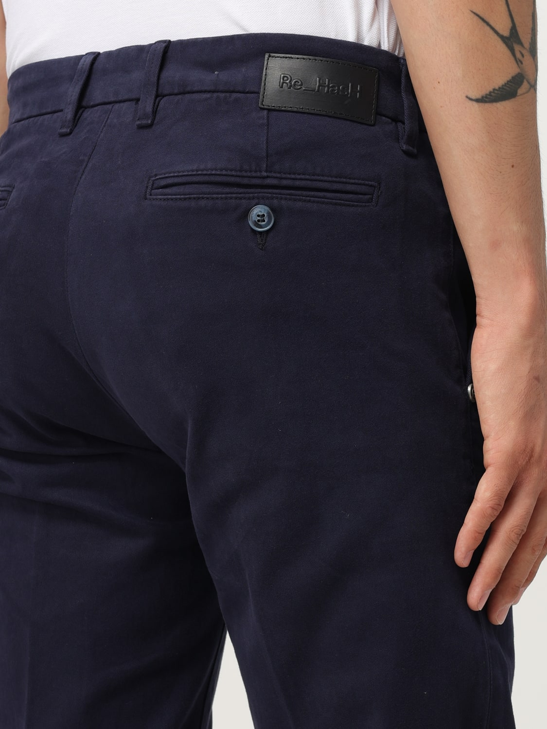 RE-HASH PANTS: Pants men Re-hash, Navy - Img 3